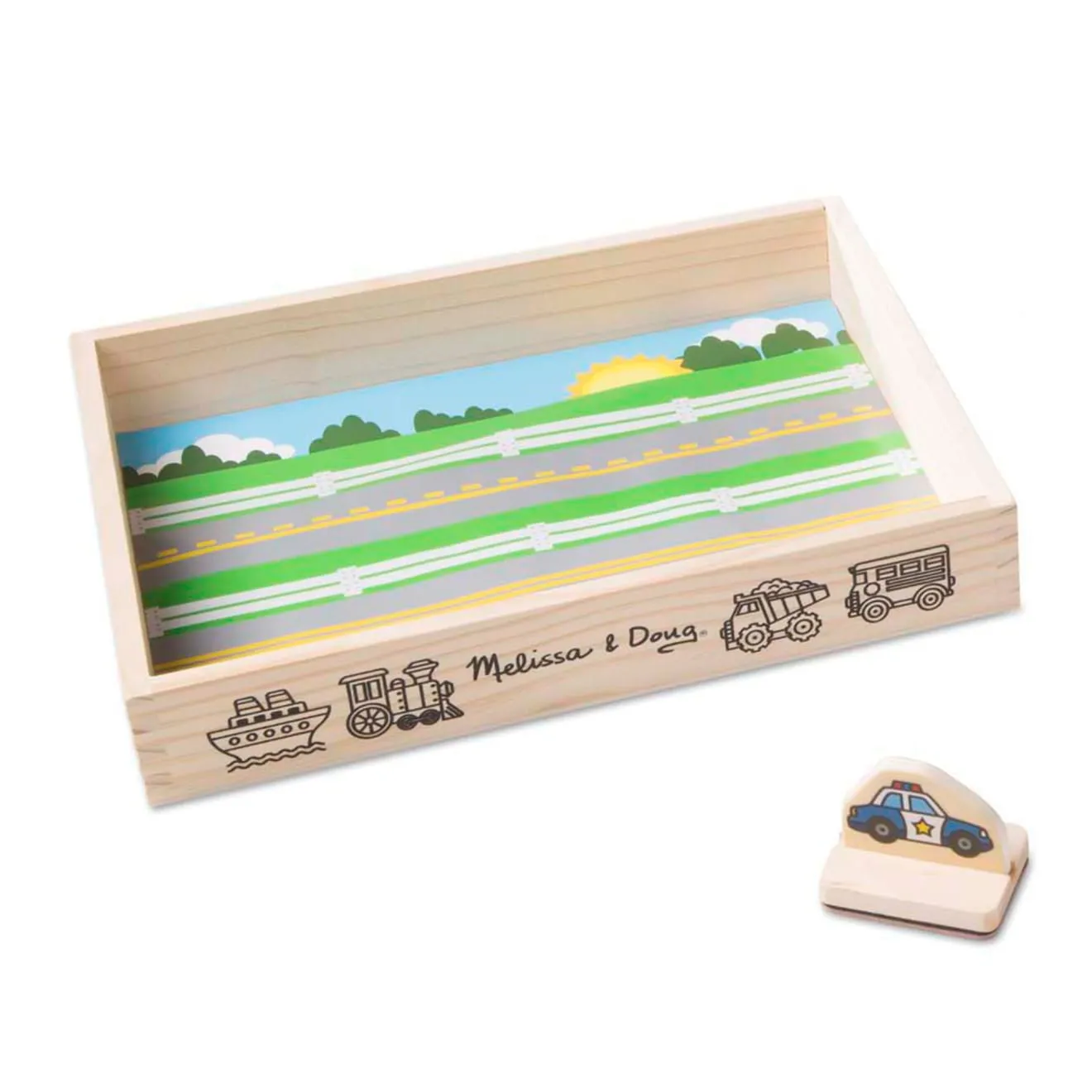Melissa & Doug My First voertuigen stempelset 8 stuks