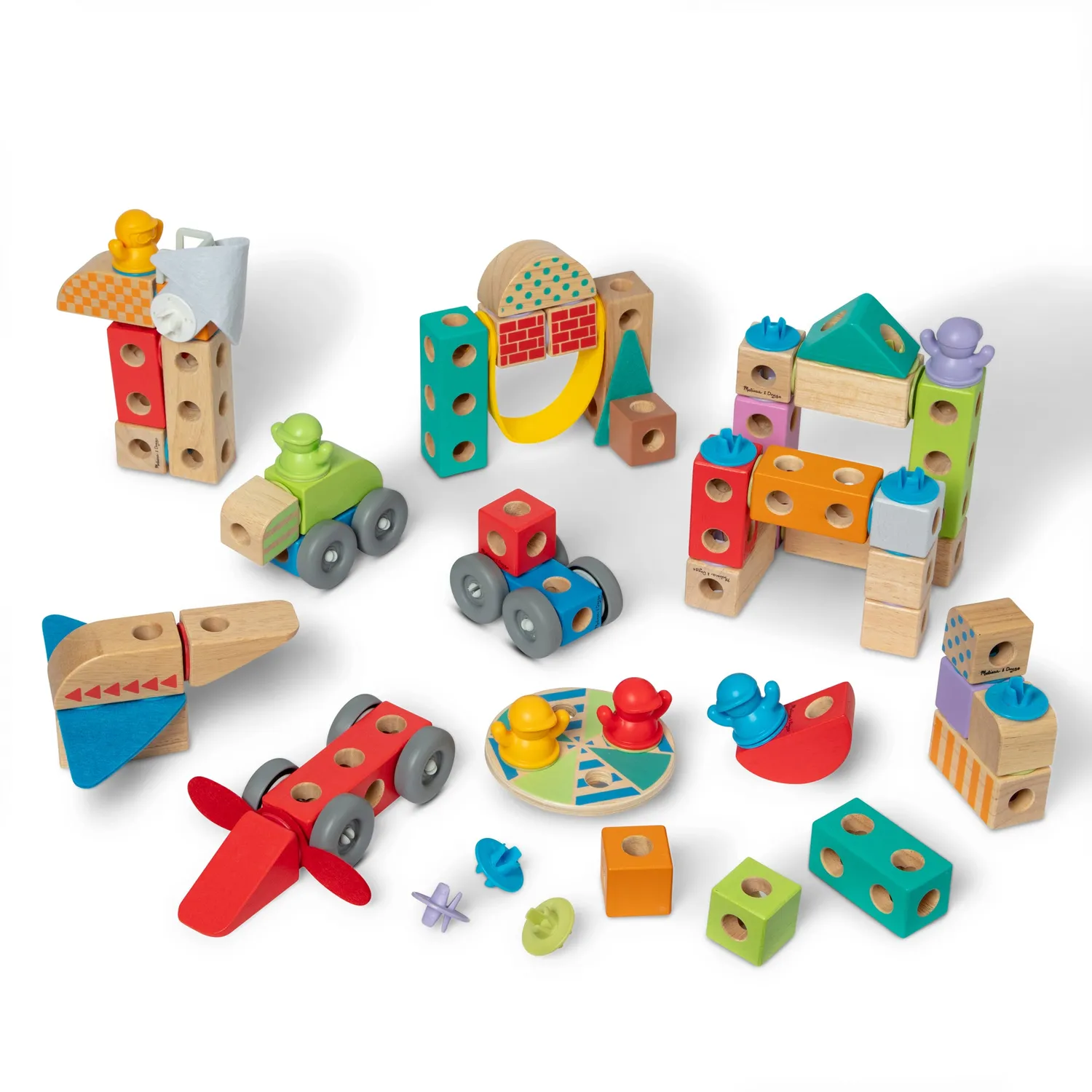 Melissa & Doug Blockables All Around Town bouwset 127-delig