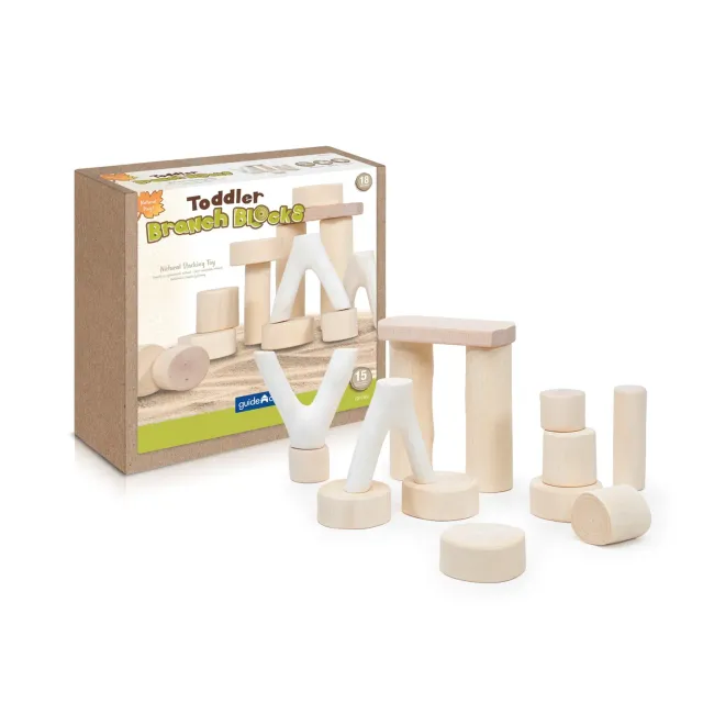 Guidecraft Toddler Branch Blocks blokken 15 stuks