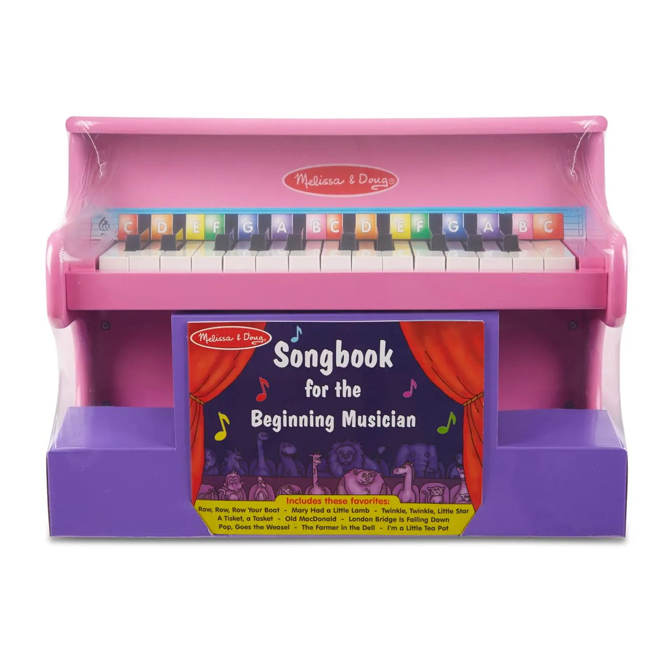 Melissa & Doug Learn-to-Play Piano Roze 25 Toetsen