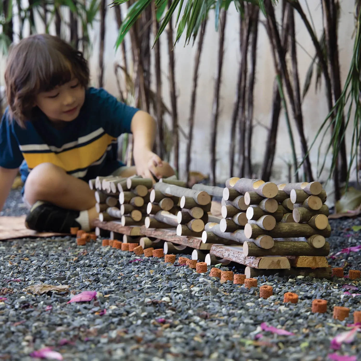 Guidecraft Big Branch Block Builders bouwblokken 125-delig hout