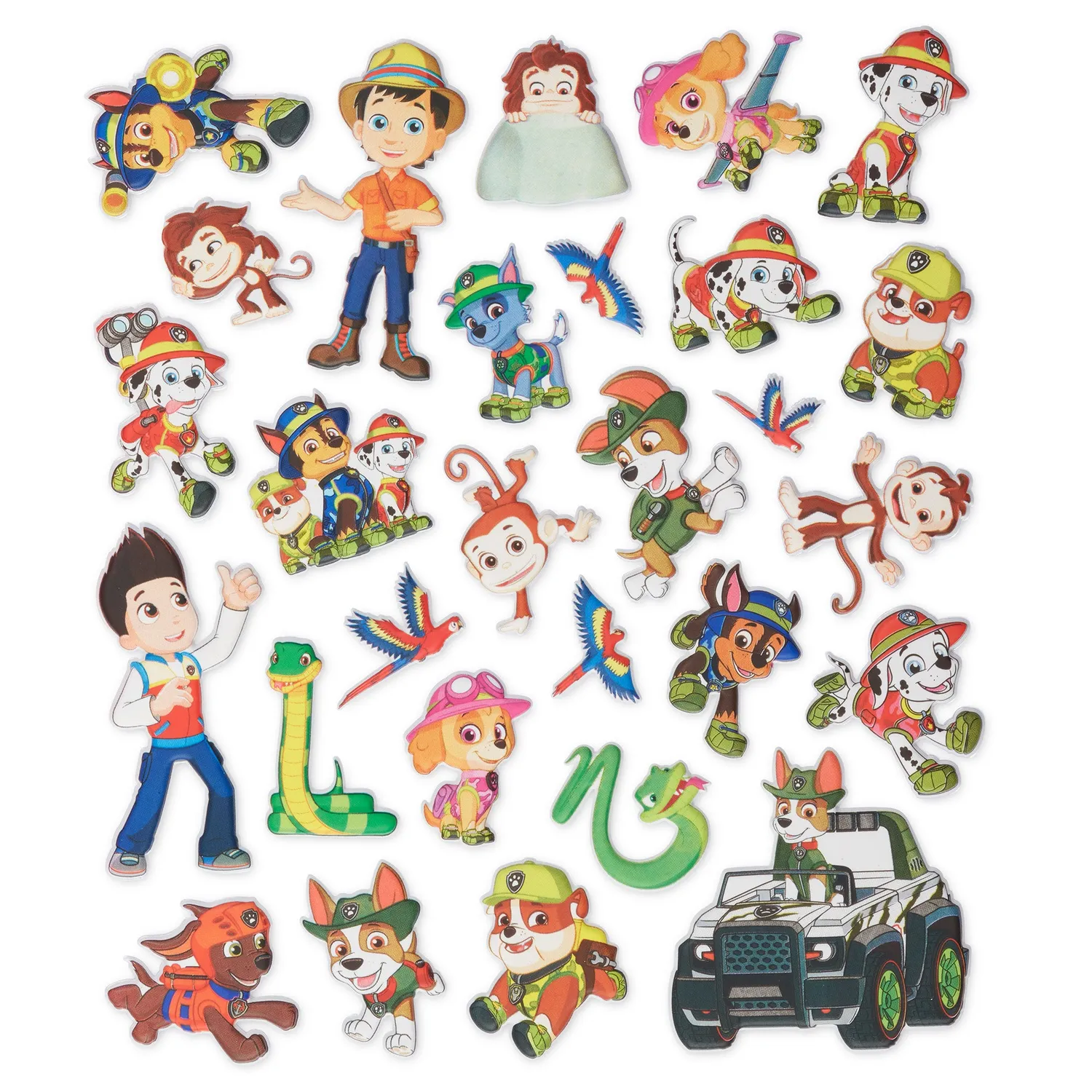 Melissa & Doug PAW Patrol Jungle puffy stickers herbruikbaar