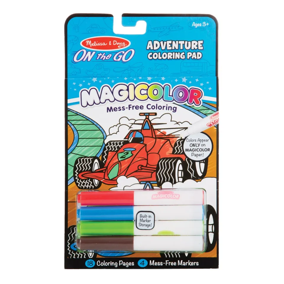 Melissa & Doug On the Go Magicolor kleurboek avontuur 18 pagina's