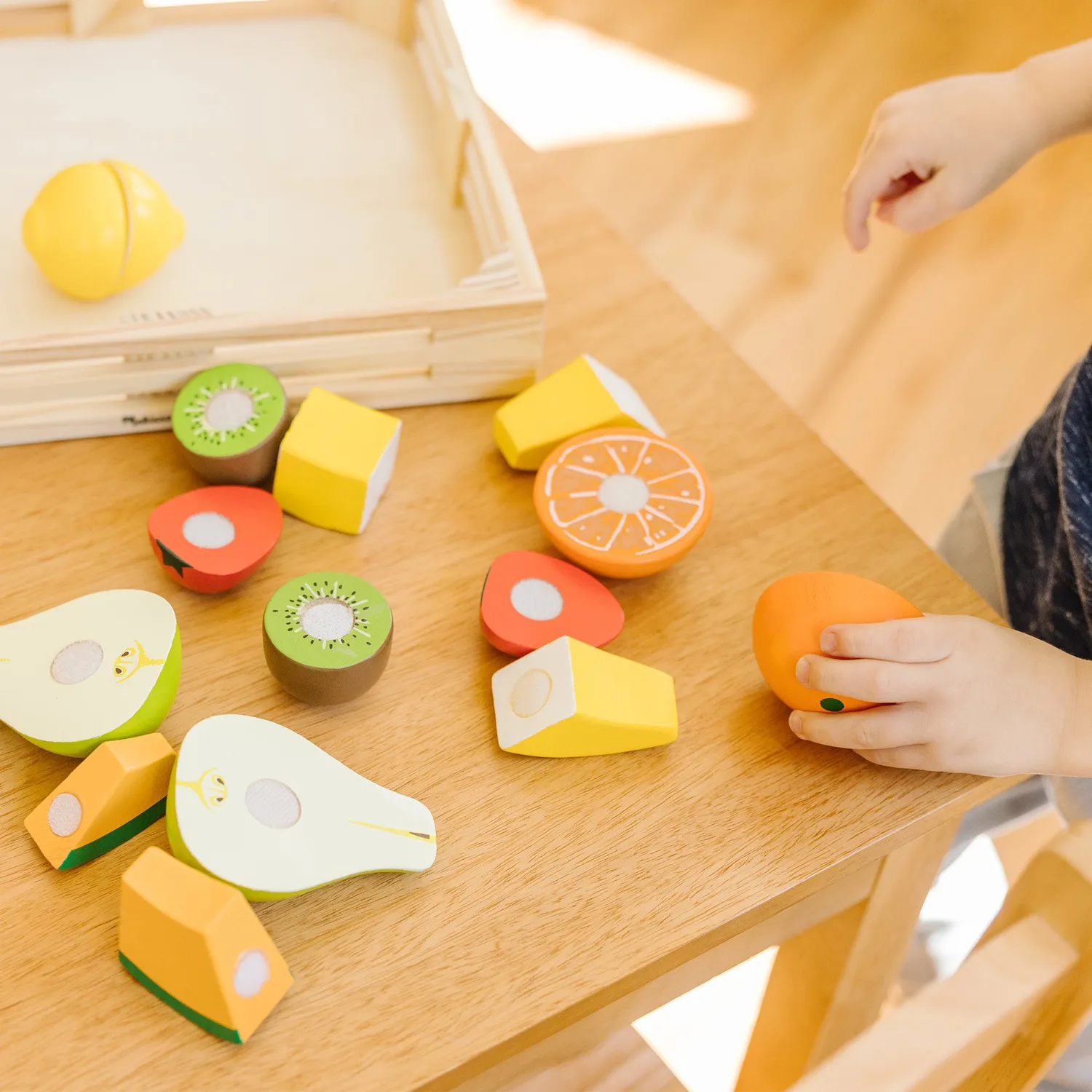 Melissa & Doug Cutting Fruit snijfruit houten 17-delig