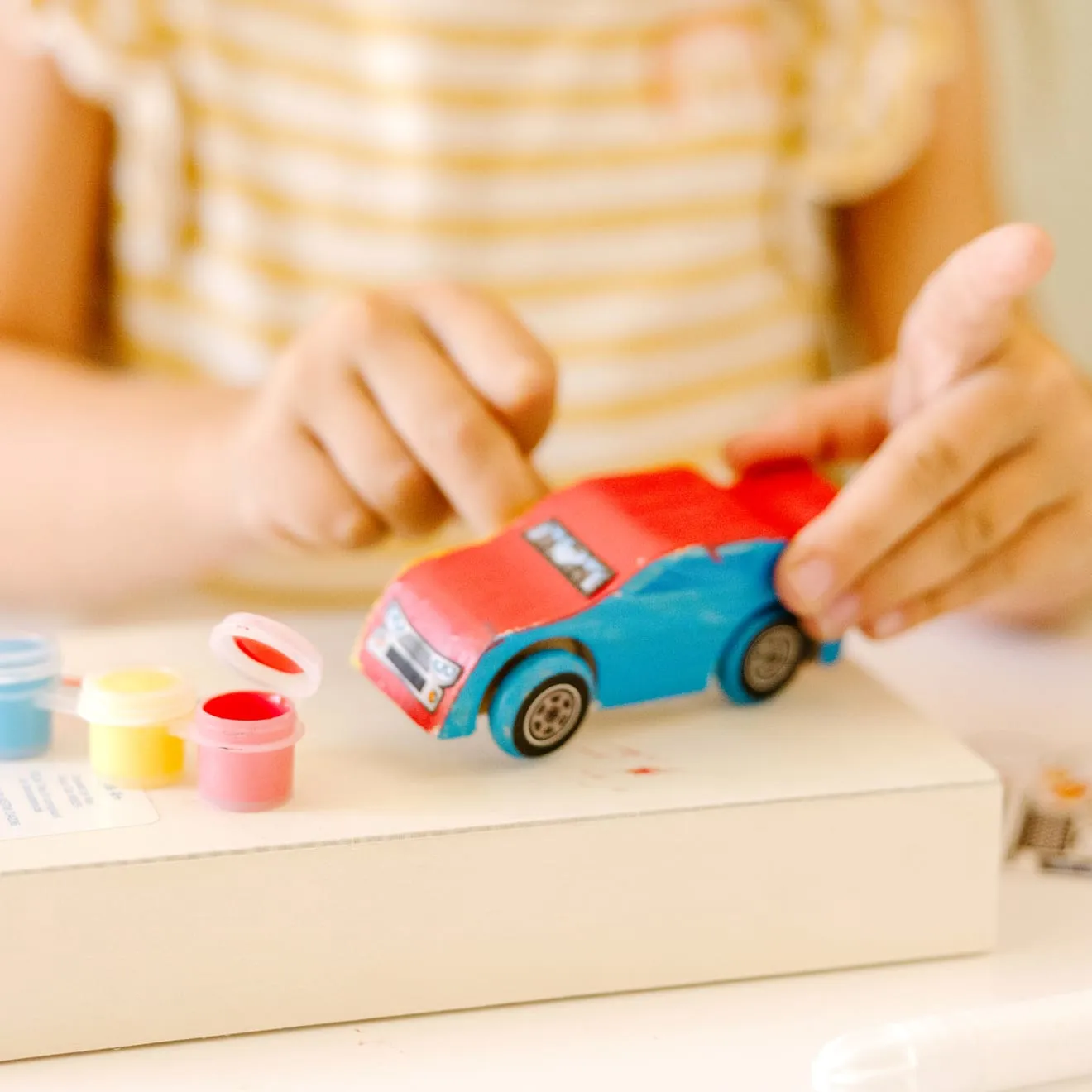 Melissa & Doug Created by Me Raceauto knutselset hout