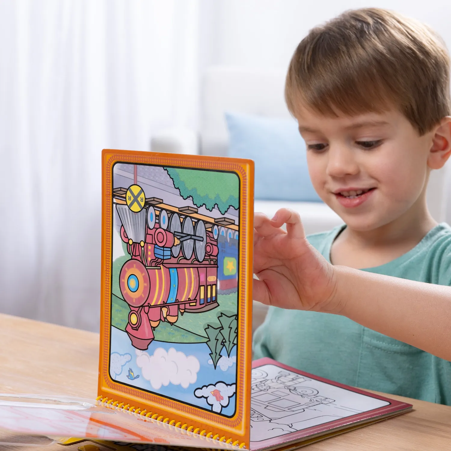 Melissa & Doug On the Go Water Wow voertuigen waterboek