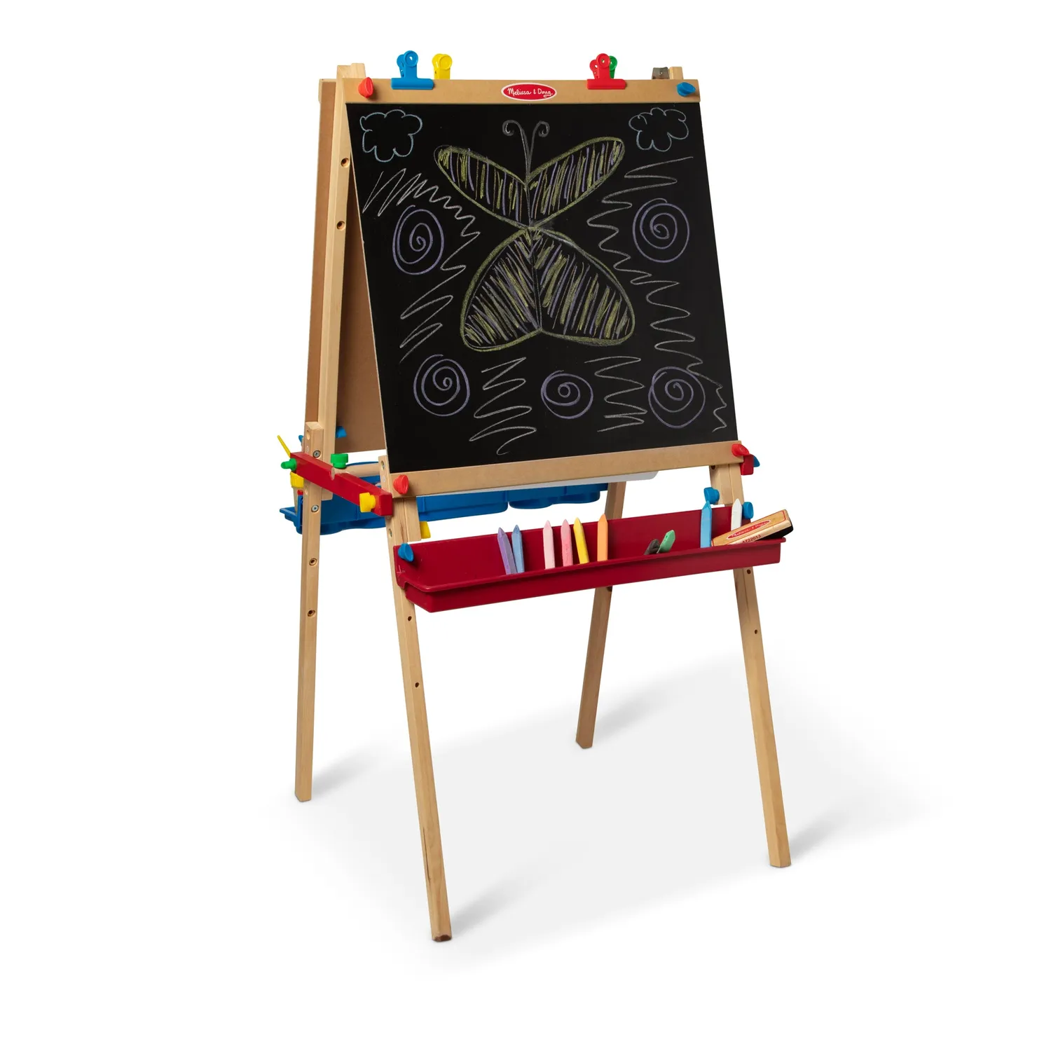 Melissa & Doug Deluxe schildersezel houten set met accessoires
