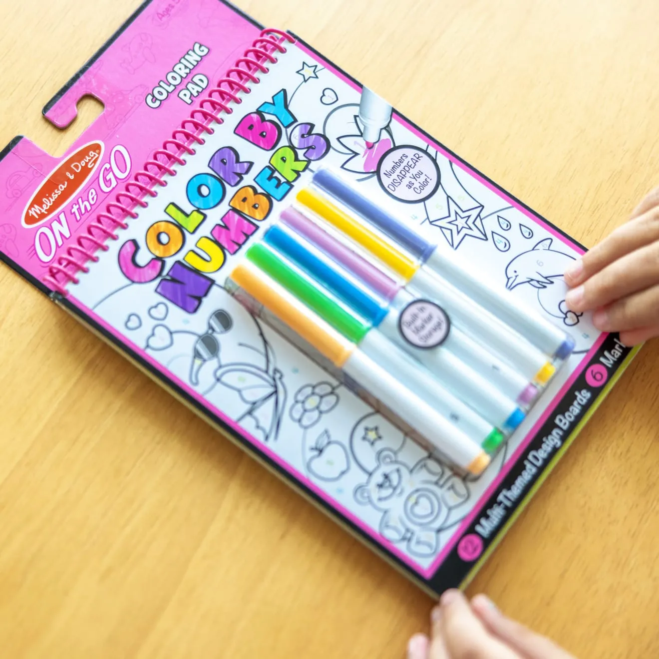 Melissa & Doug On the Go Kleuren op Nummer borden 12 stuks