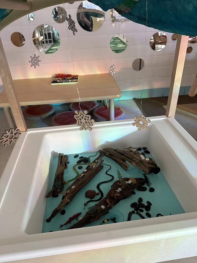 Guidecraft Sensory System zand- en watertafel met baldakijn