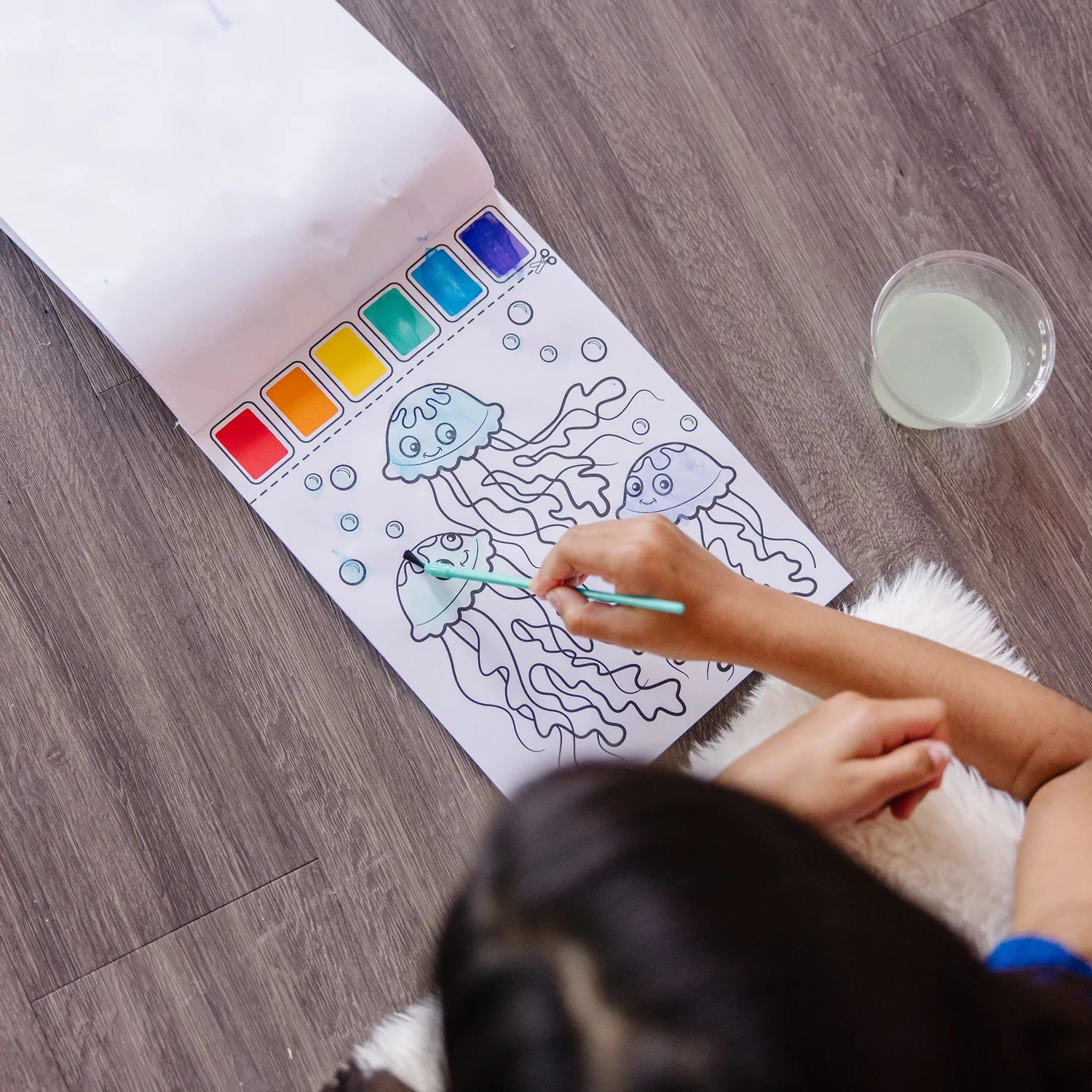 Melissa & Doug Paint With Water Ocean verfboek met penseel