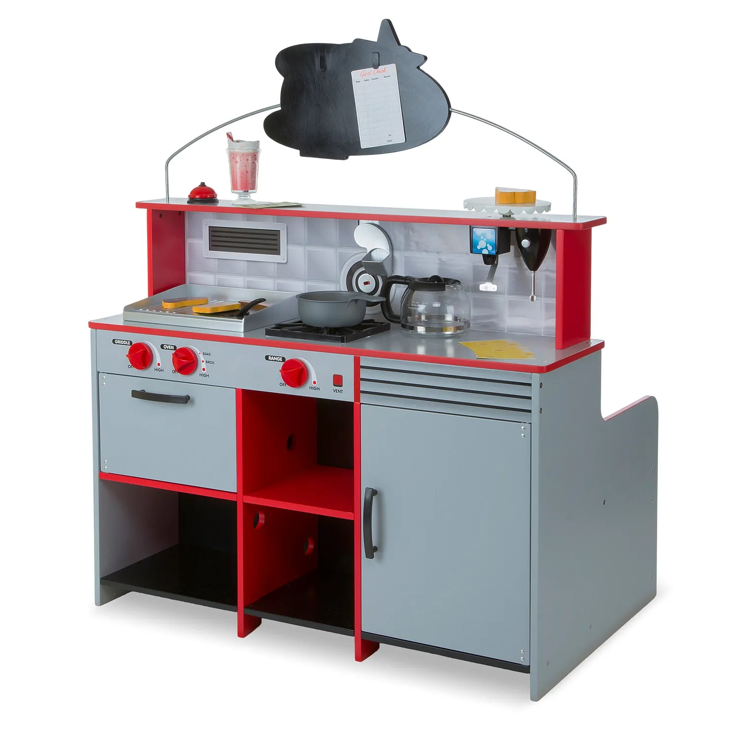 Melissa & Doug Star Diner houten speelrestaurant keuken