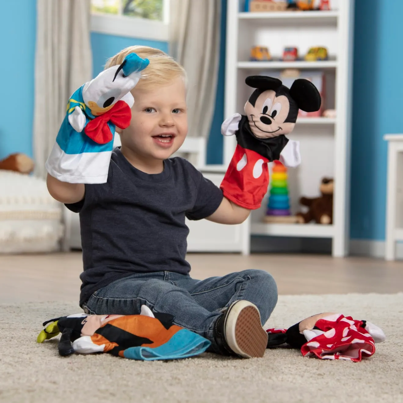 Melissa & Doug Mickey Mouse Friends handpoppen 4 stuks zacht