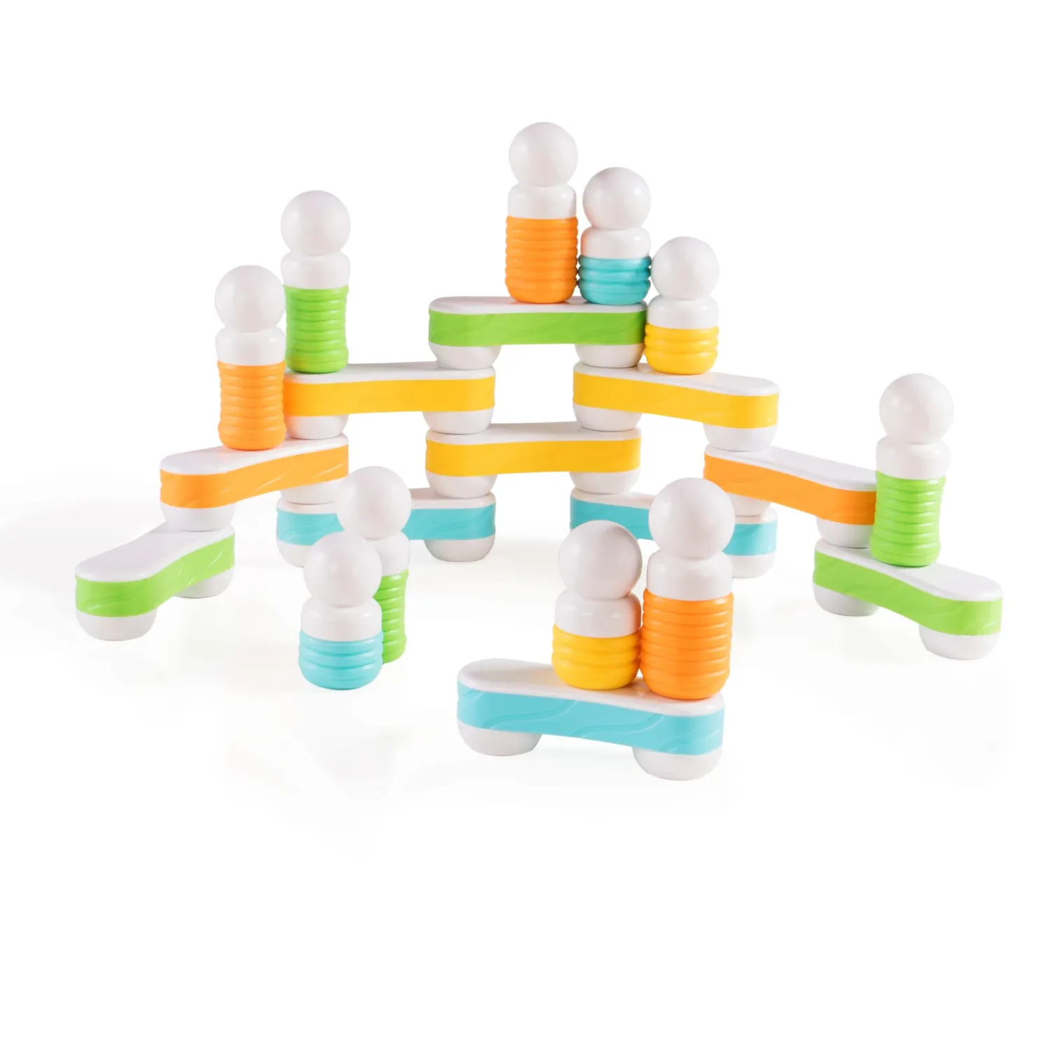 Guidecraft Grippies Links bouwblokken magnetisch 16 delig