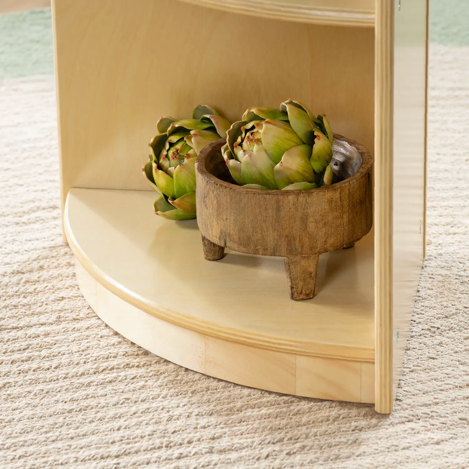 Guidecraft EdQ hoekkast 3-laags naturel