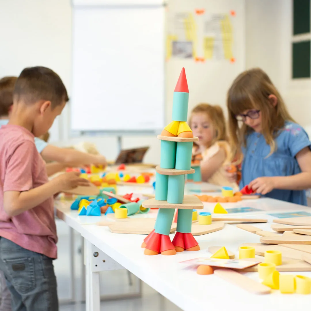 OPPI Piks Stix Education bouwspel 196 stuks hout