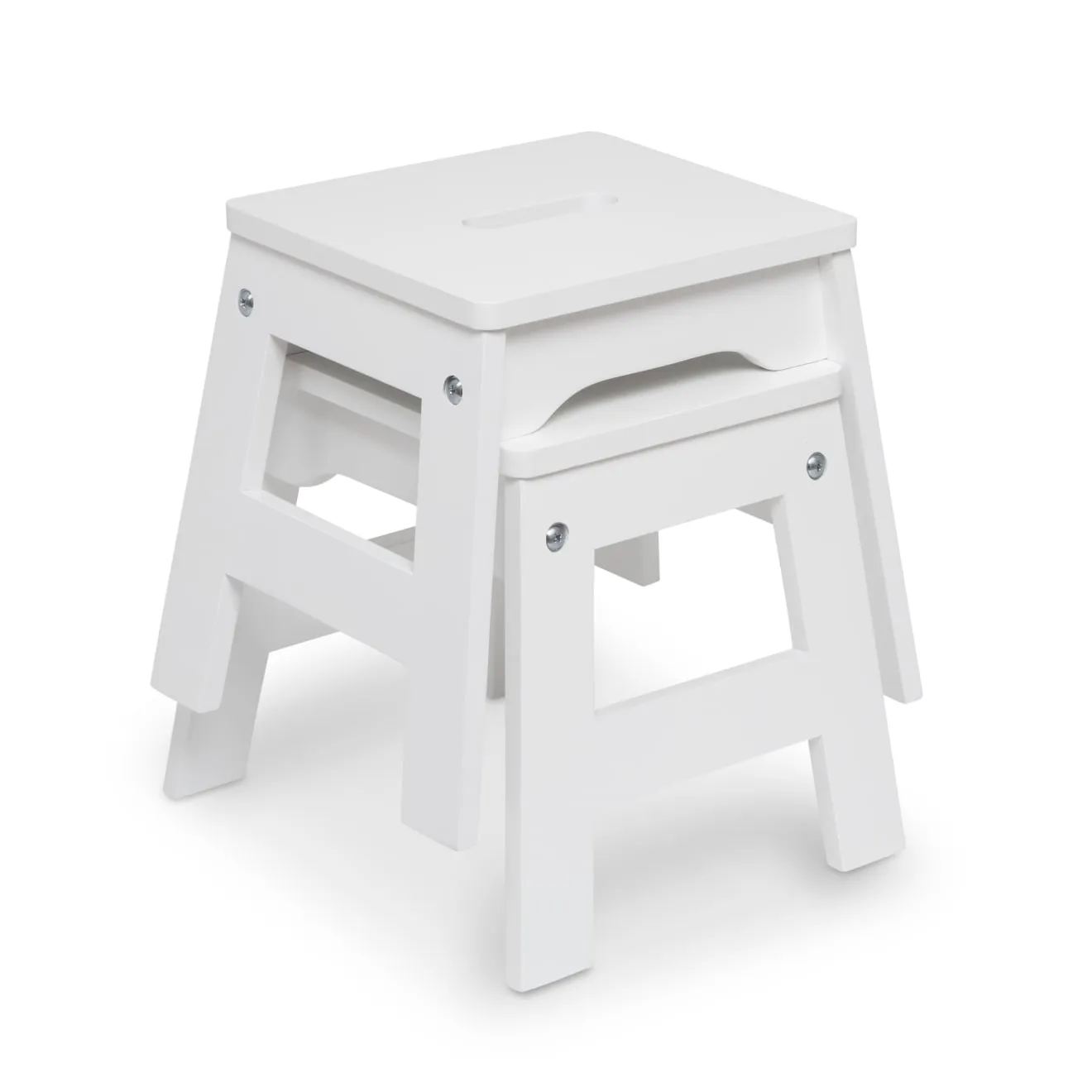 Melissa & Doug Wooden Stools kinderkrukjes 2 stuks hout