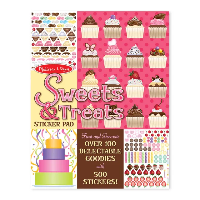 Melissa & Doug Sweets Treats Stickers Pad stickerboek taart