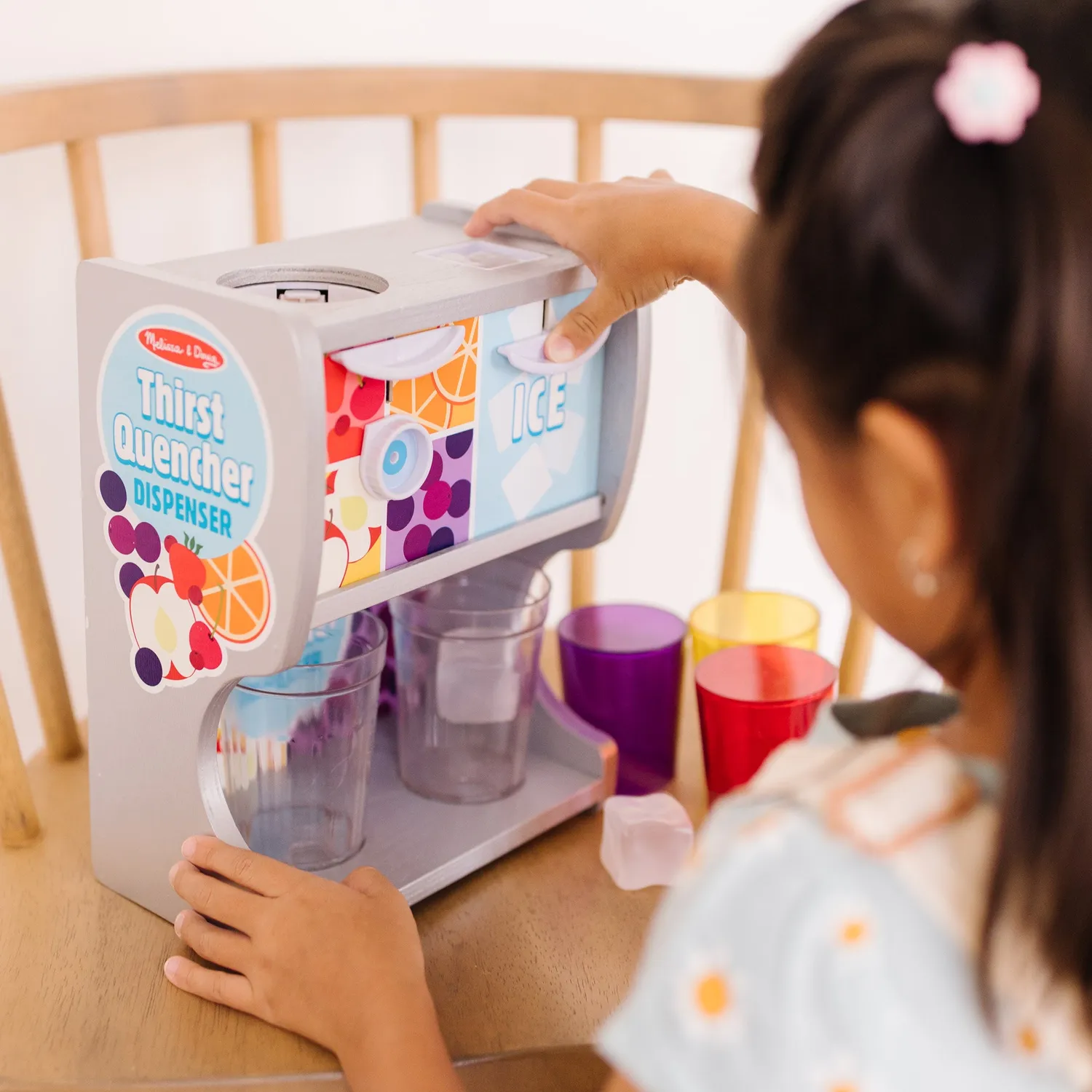 Melissa & Doug Thirst Quencher Houten Drankdispenser Sapjes