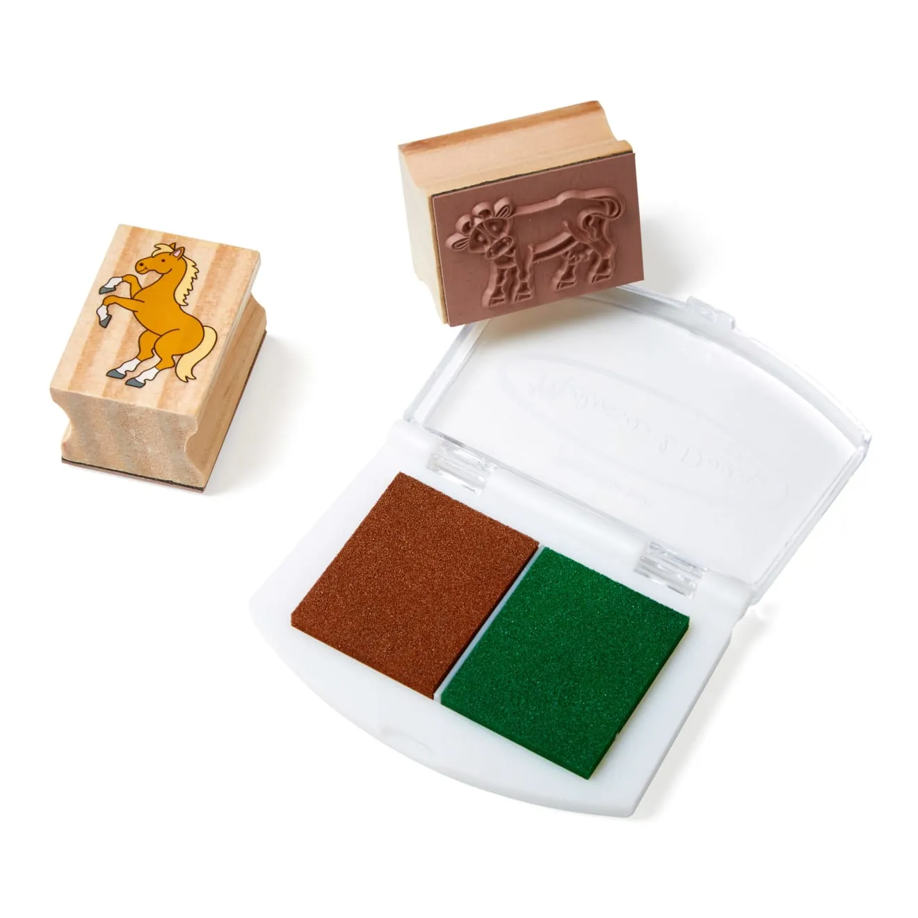 Melissa & Doug Stamp-a-Scene Farm stempelset 20 stuks boerderij