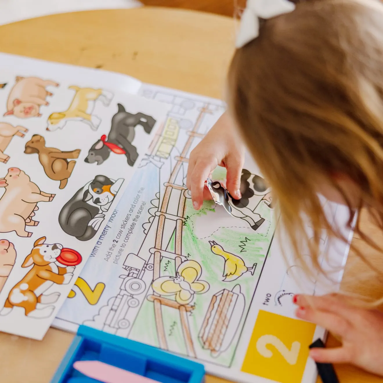 Melissa & Doug Numbers activiteitenblok cijfers stickers