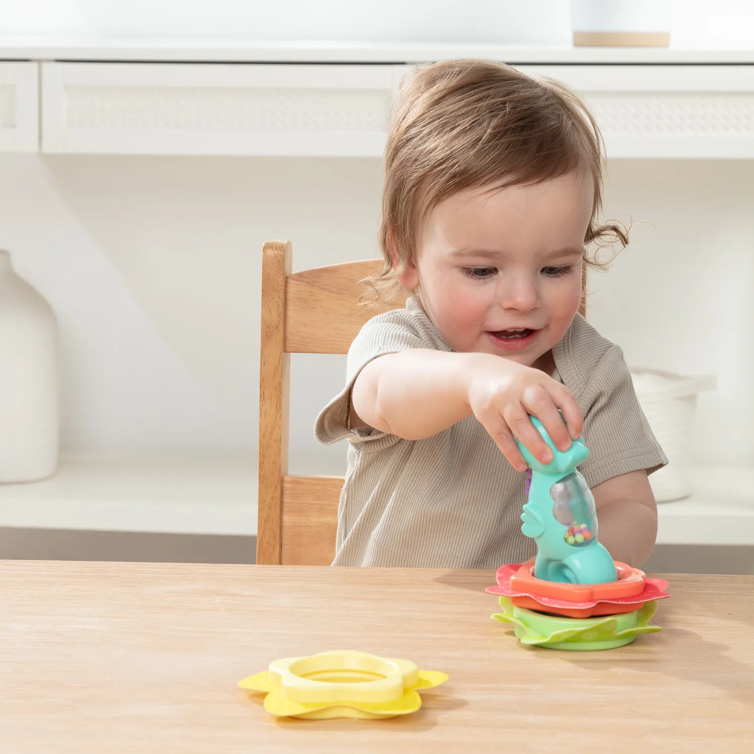 Melissa & Doug Ocean Waves Press zeepaardje stapelaar