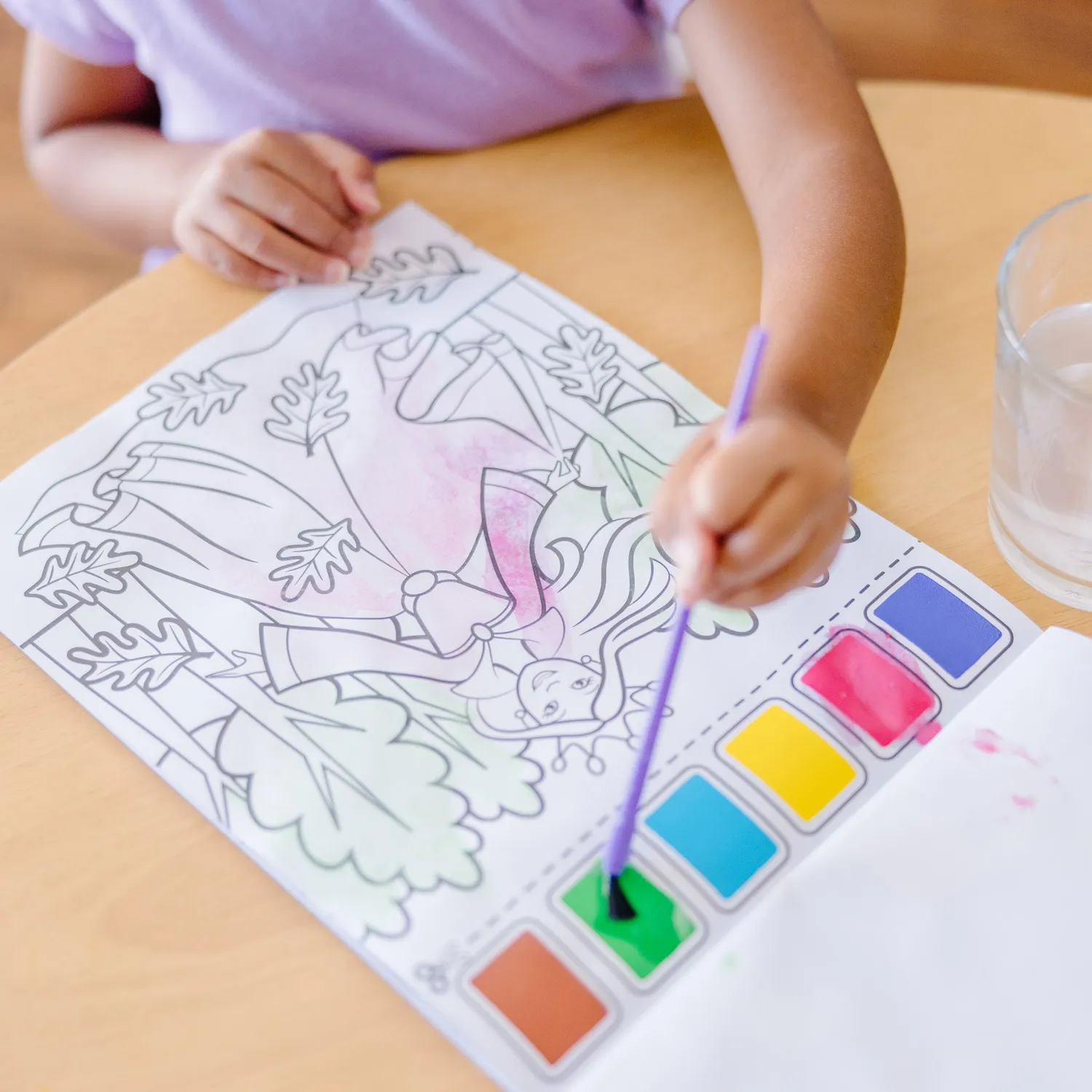 Melissa & Doug Paint With Water Princess verfboek