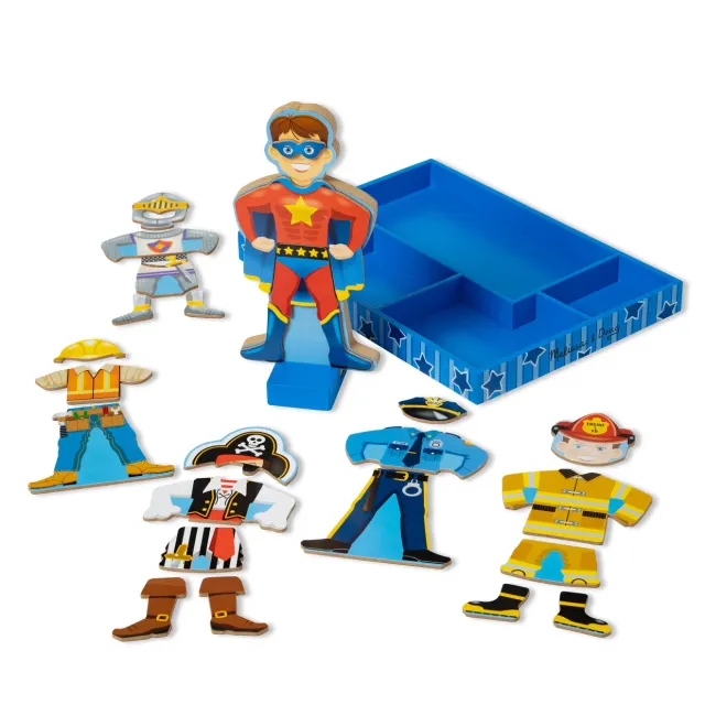 Melissa & Doug Billy Magnetische Aankleedpop Set
