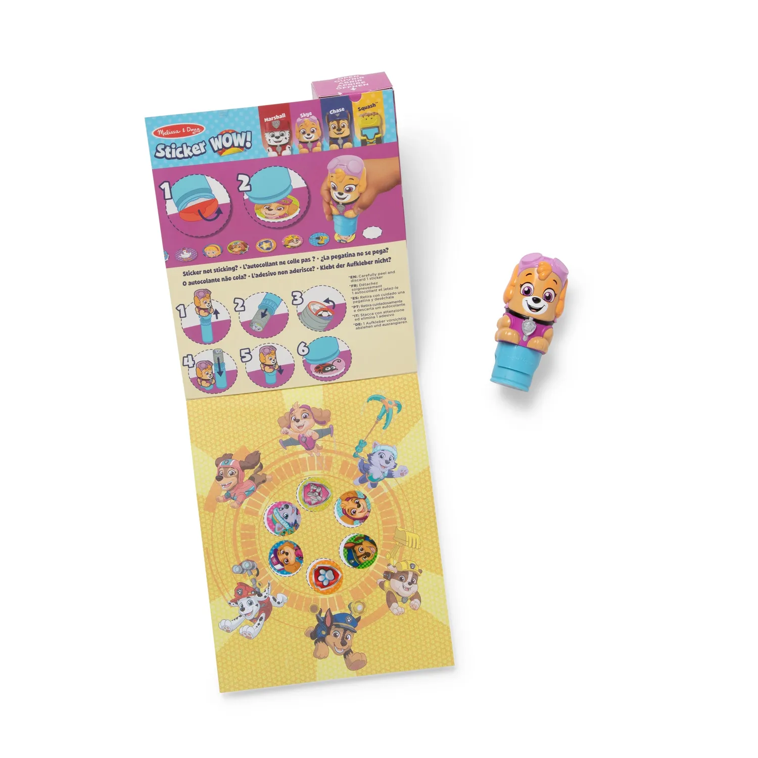 Melissa & Doug Sticker WOW! PAW Patrol Skye stickerboek 24 pagina's