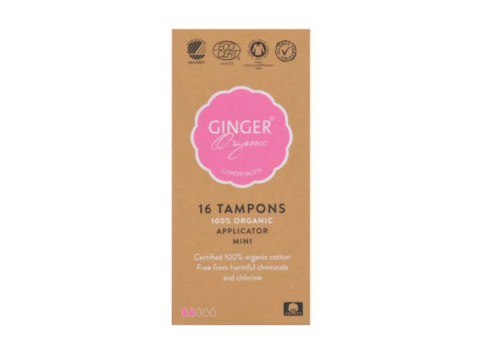 Ginger Fairy Ginger Organic Tampons mini applicator 16 stuks