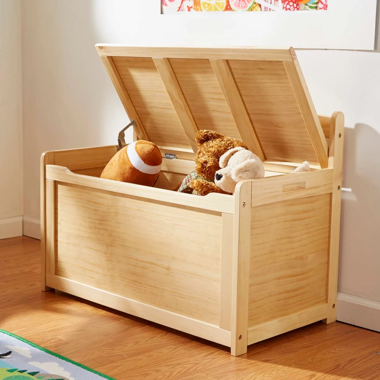 Melissa & Doug houten speelgoedkist Honey opbergkist 234 liter