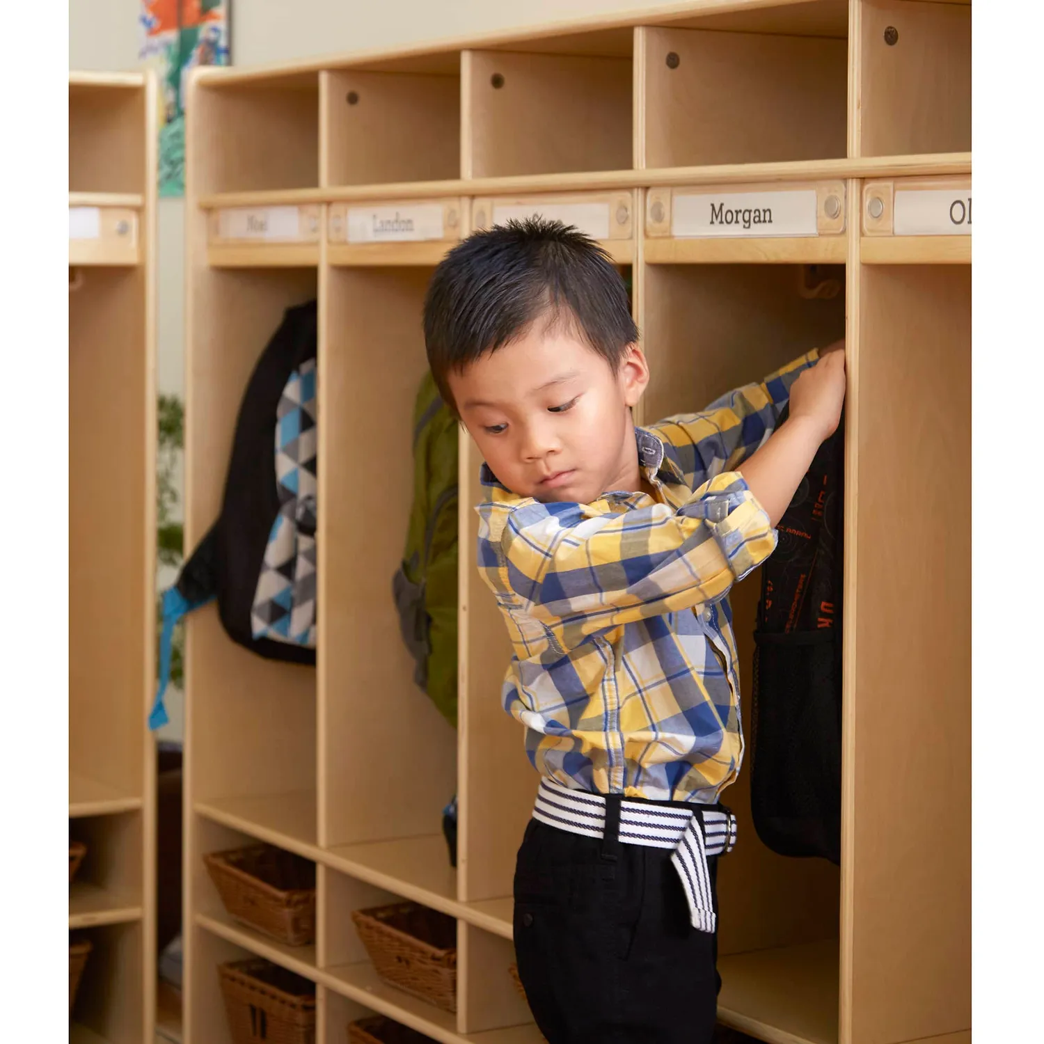 Guidecraft 2-Section Locker lockerkast berken 122 cm