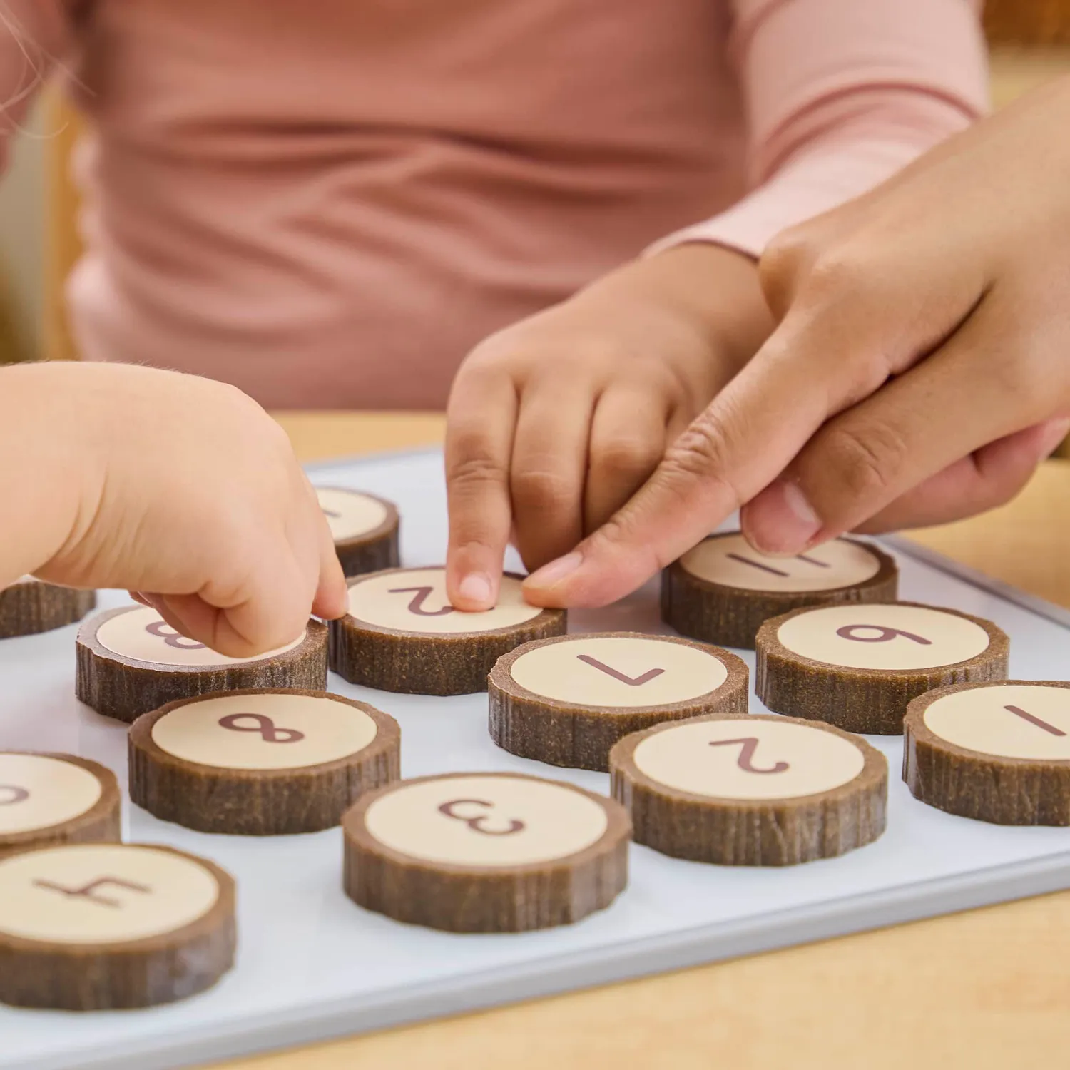 Guidecraft Magnetic Wood Cookie Counters reken speelgoed 0-20
