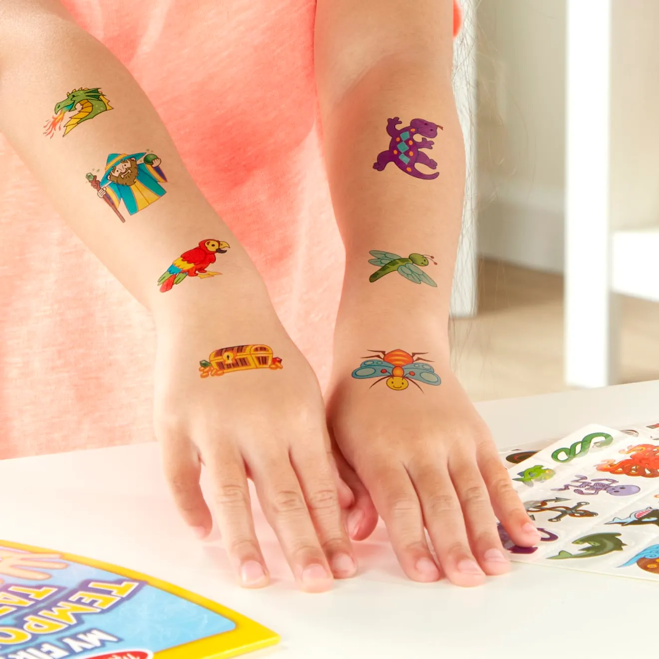 Melissa & Doug My First plaktattoos 100+ stuks avontuur