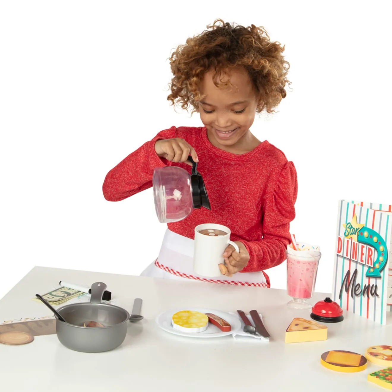 Melissa & Doug Star Diner restaurant speelset 41-delig