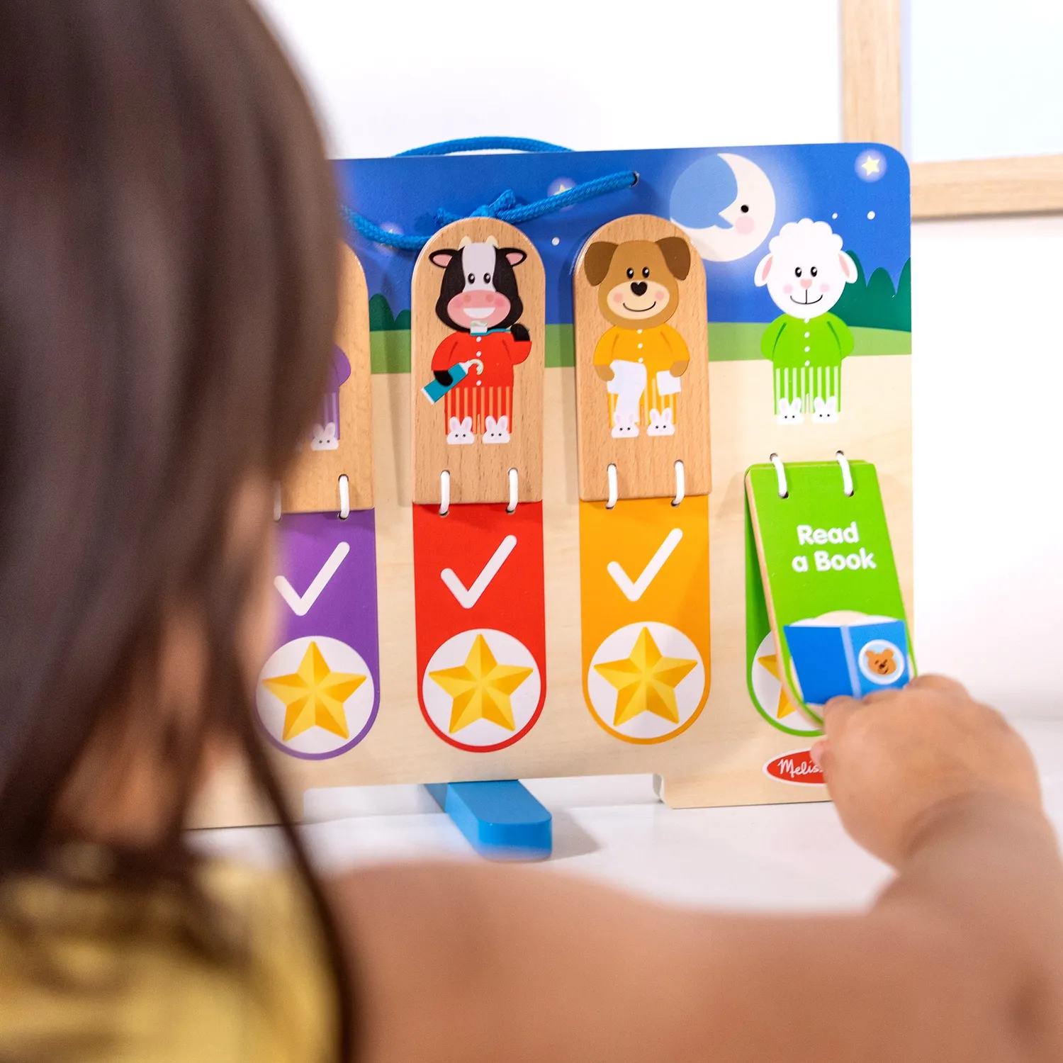 Melissa & Doug Daily Routine Responsibility leerset 3-delig magnetisch