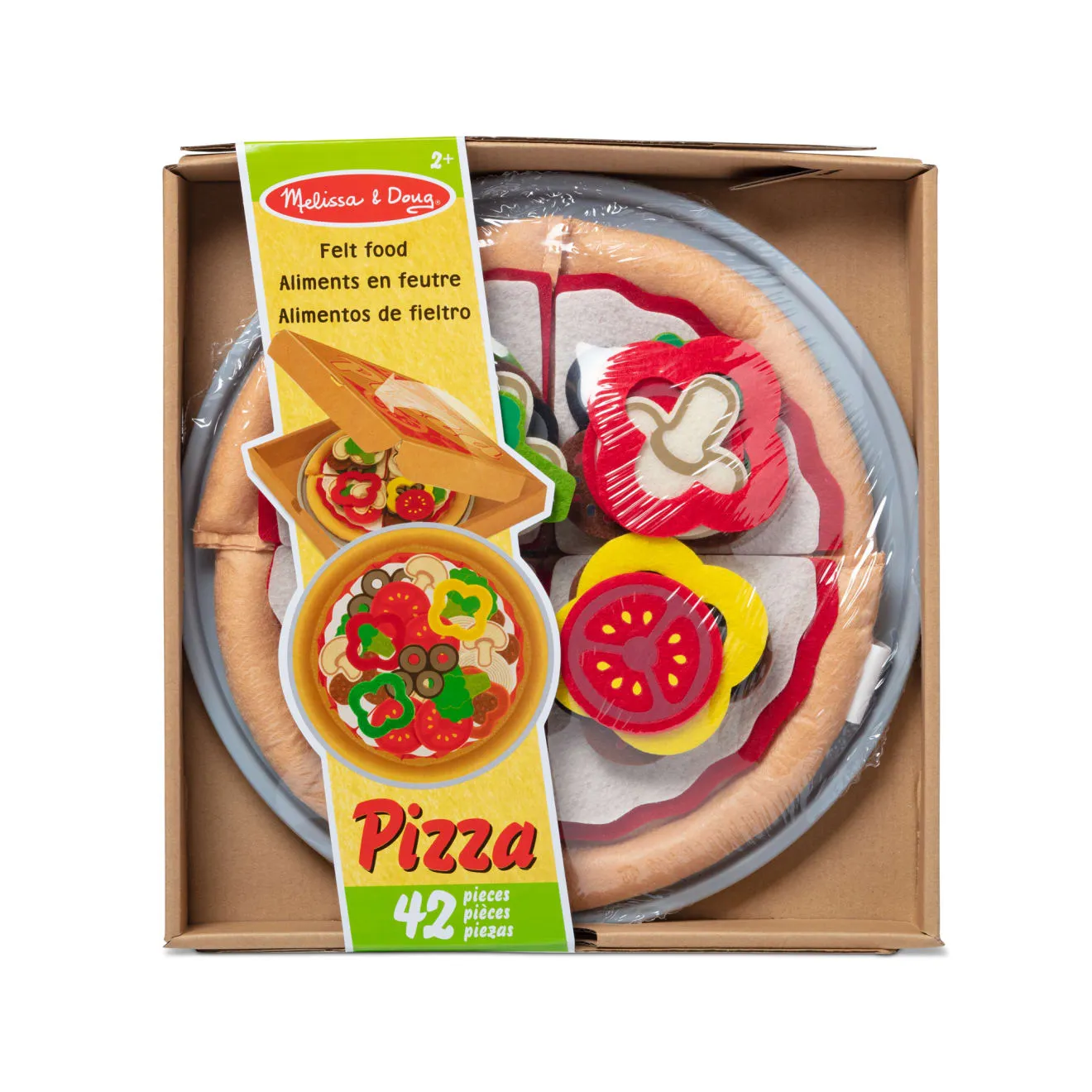 Melissa & Doug Pizza Speelvoedsel Vilt 42-delig