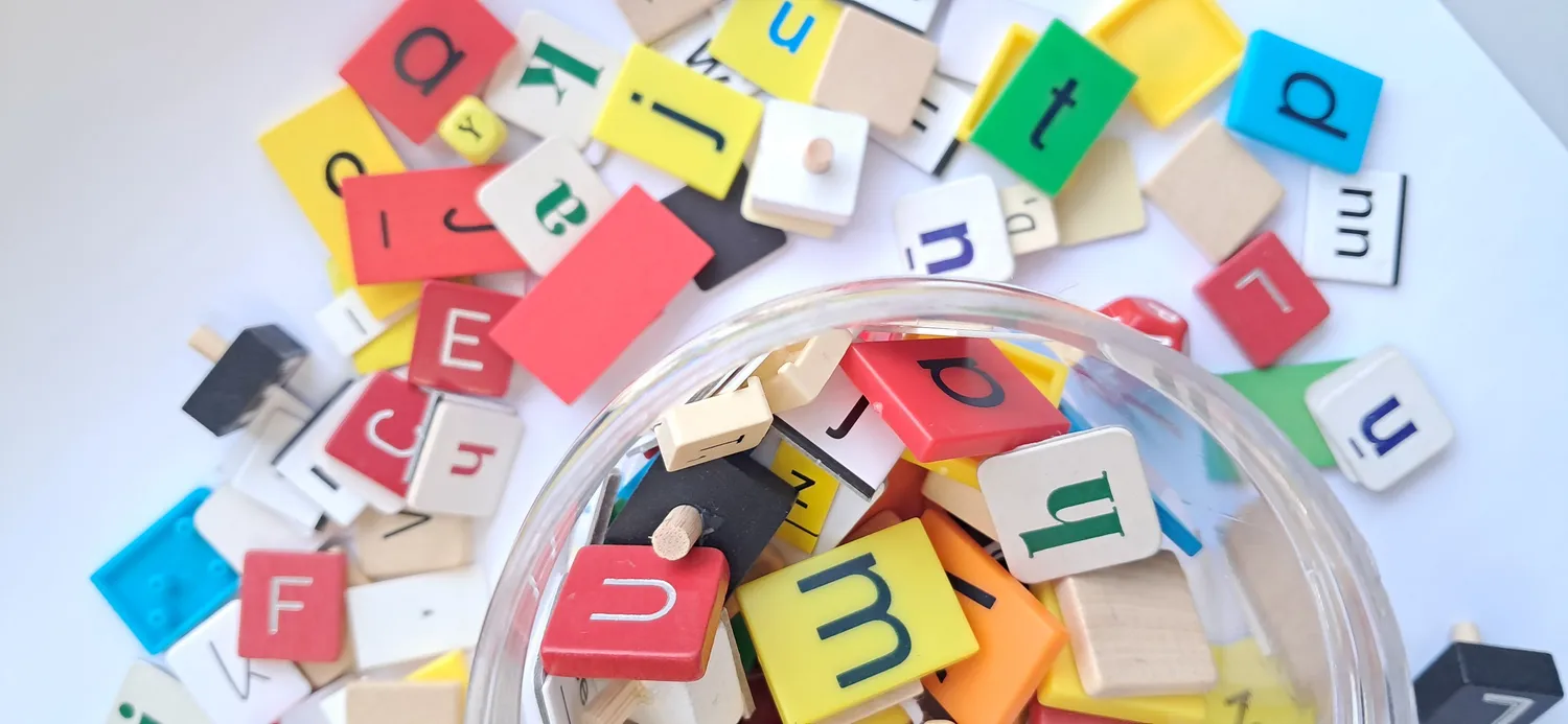 De Potjeskast Pot Lettersoep speelbak letters 750 ml mix