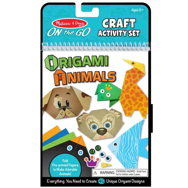 Melissa & Doug On the Go Origami Dieren Knutselset