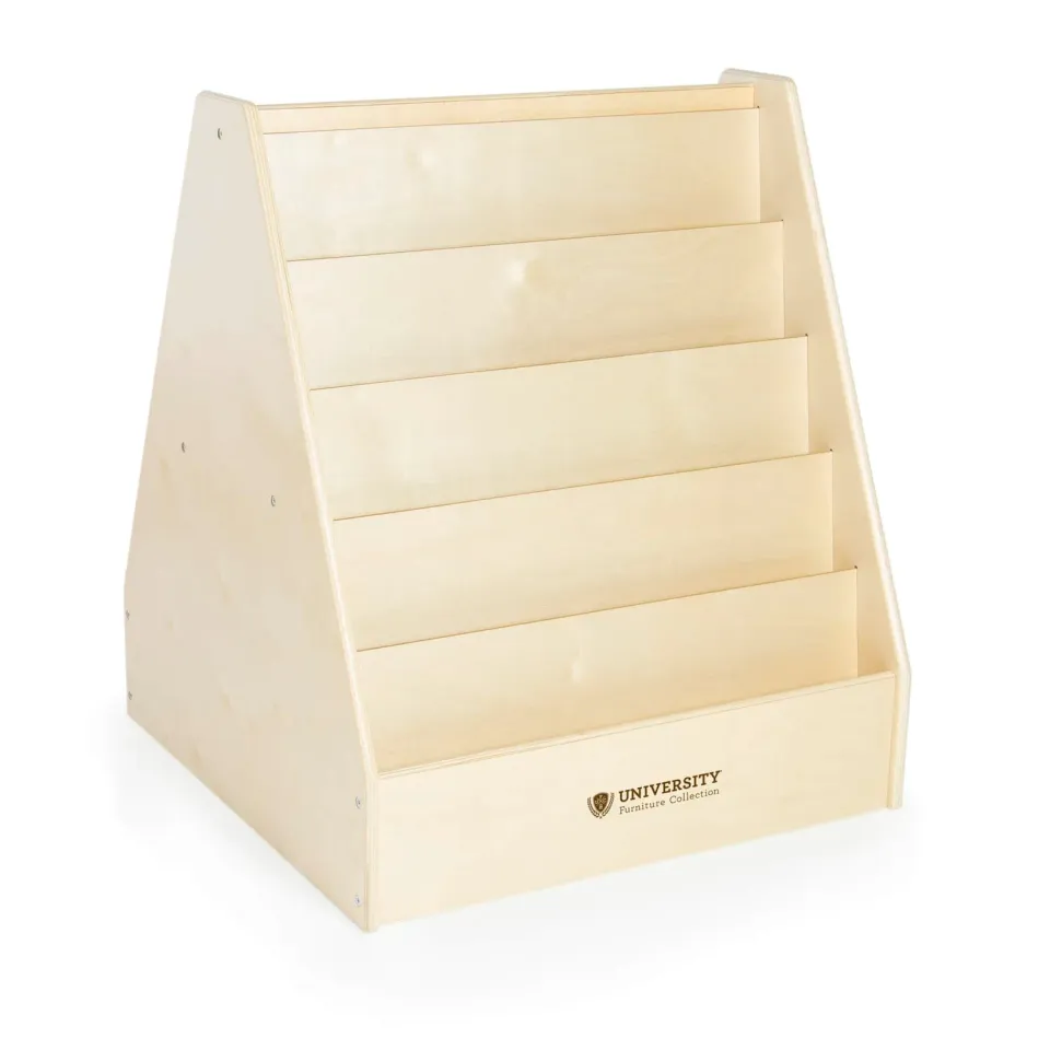 Guidecraft 5-Shelf Book Display boekenkast berken 71 cm