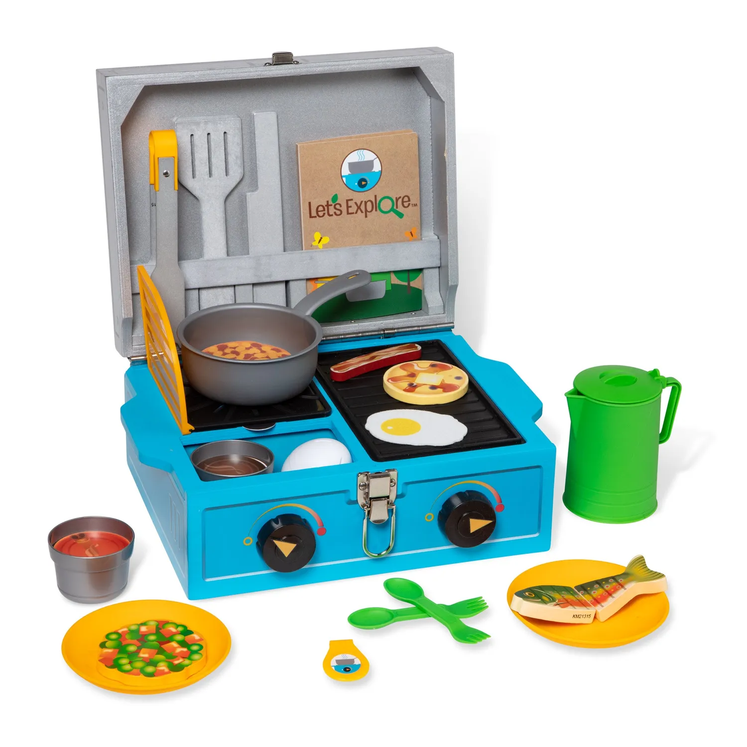 Melissa & Doug Let's Explore Camp Stove speelfornuis 24-delig