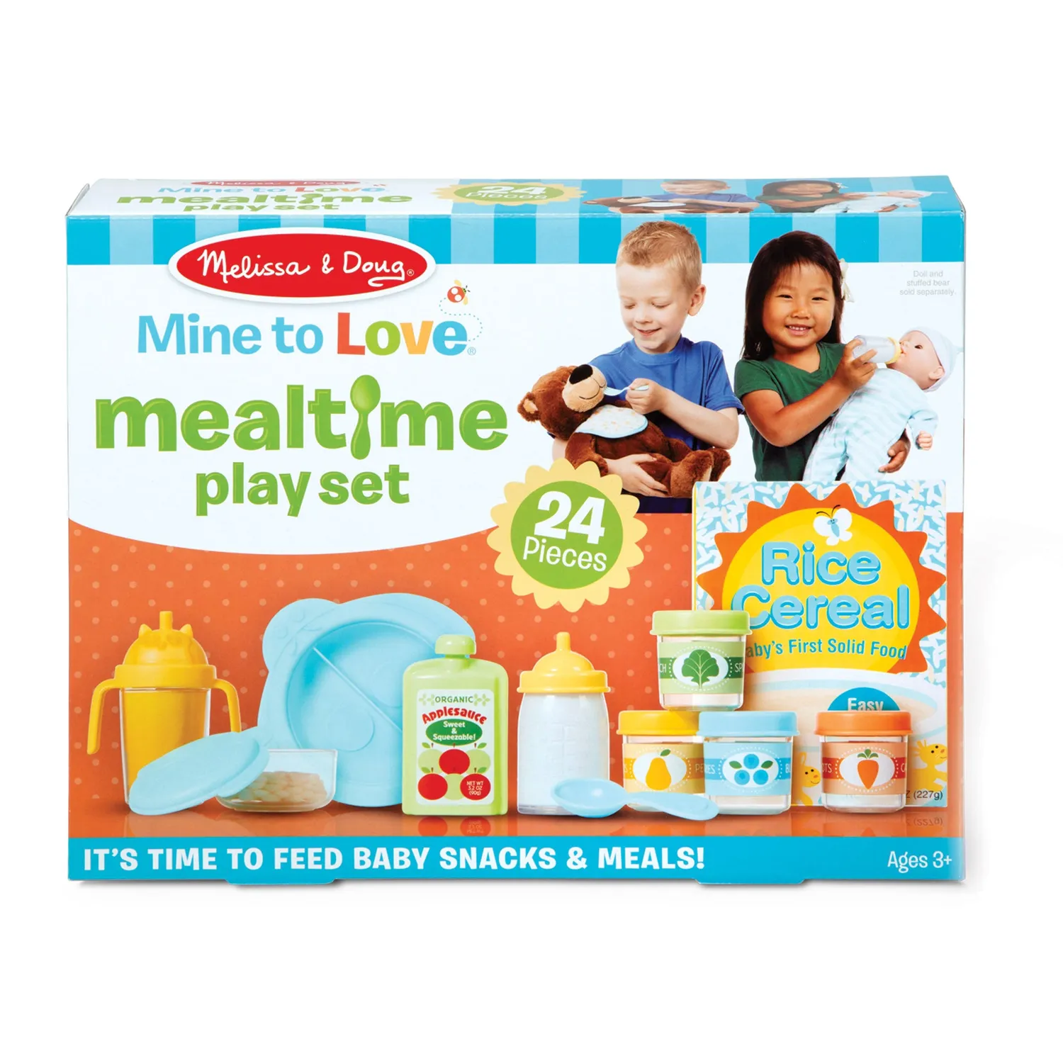 Melissa & Doug Mine to Love poppenvoedingsset 24-delig