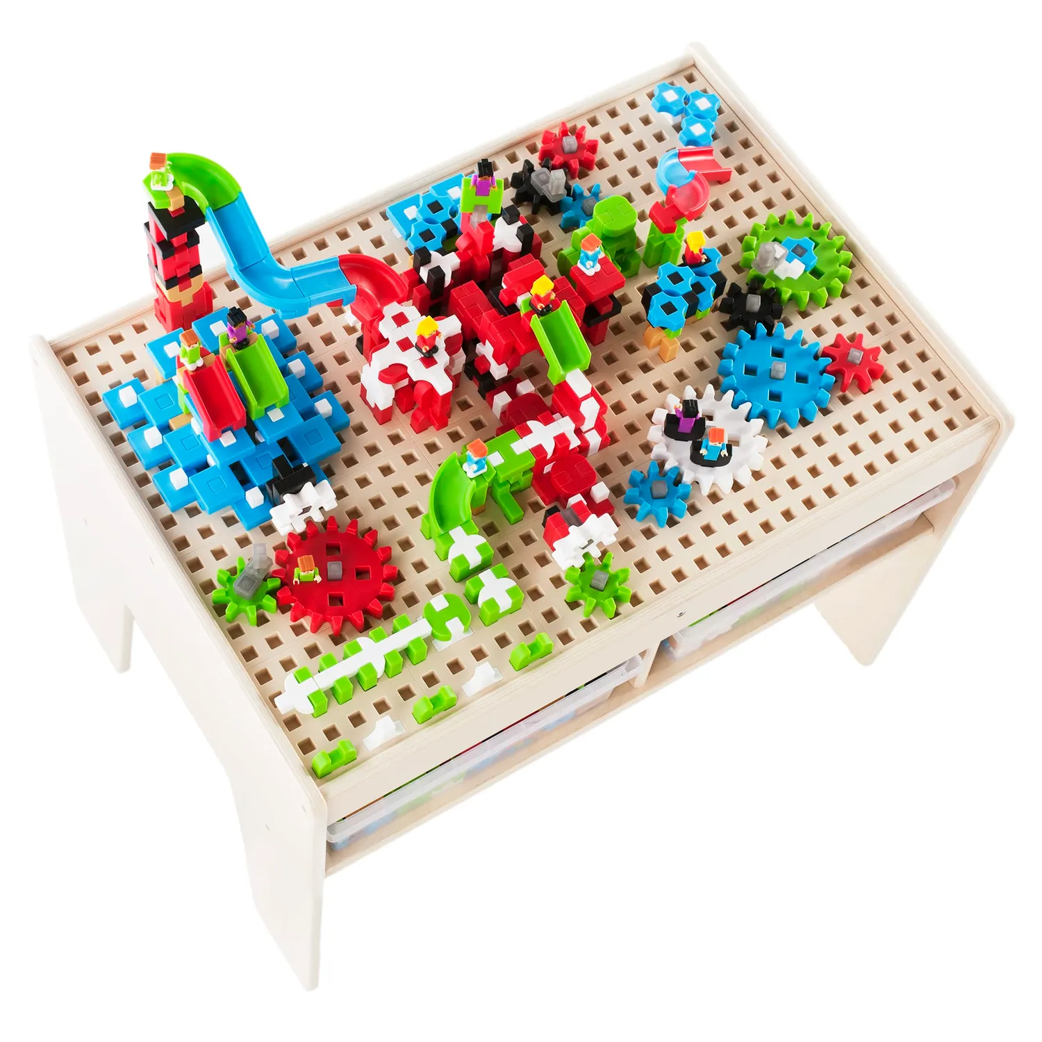 Guidecraft IO Blocks Center speeltabel constructiespeelgoed