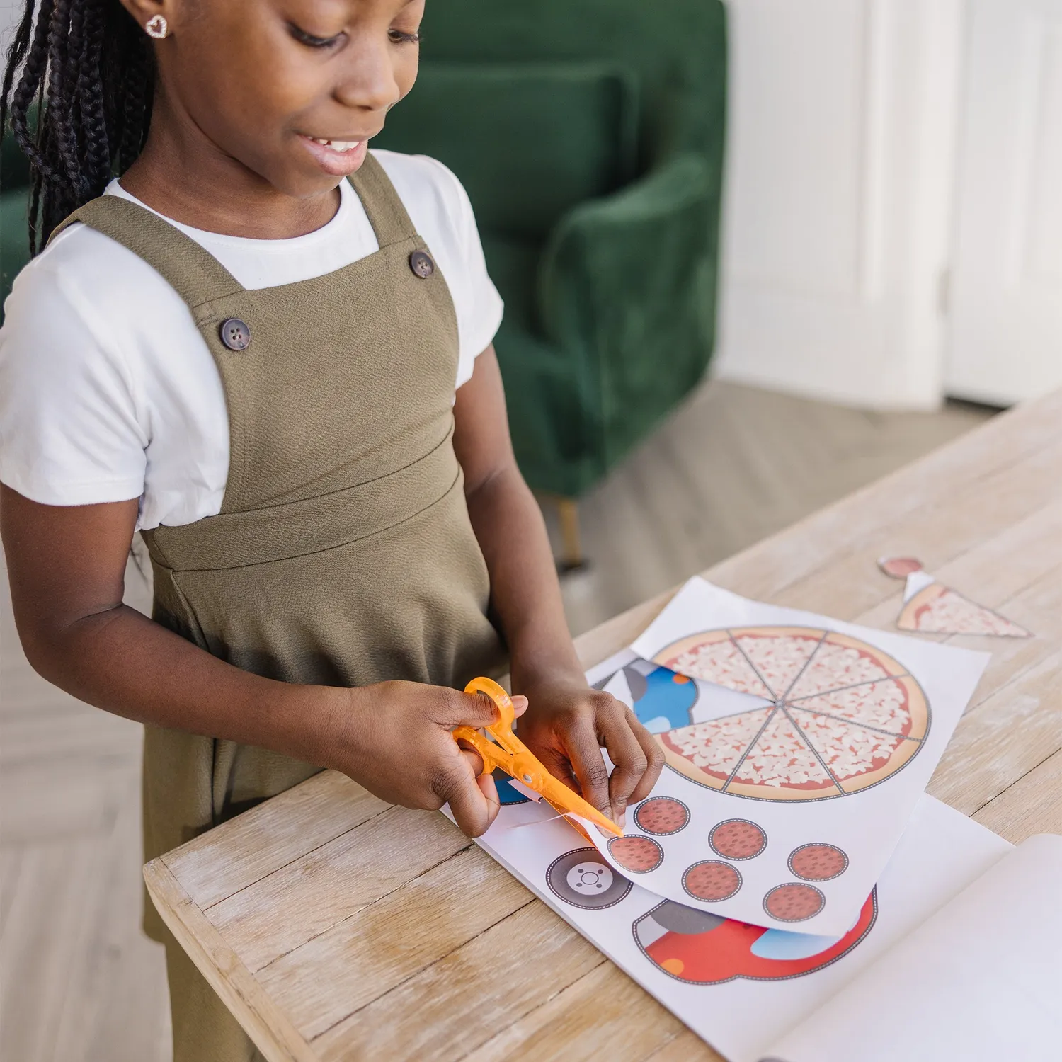 Melissa & Doug Scissor Skills Activity Pad knipboek met schaar
