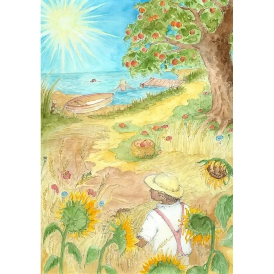 Ginger Fairy Eentje van Margo Zomeroogst ansichtkaart 10,5x15