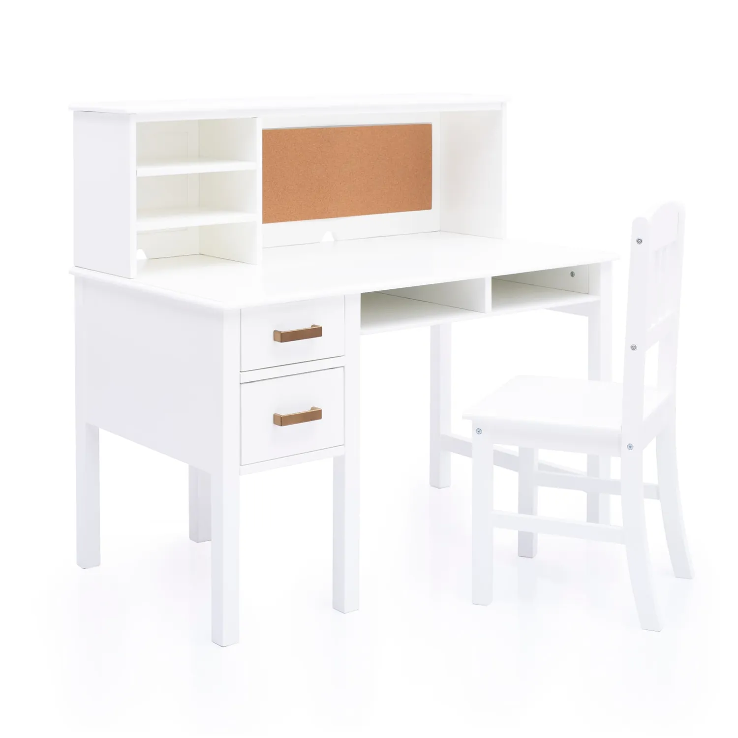 Guidecraft Taiga bureau stoel set navy hutch
