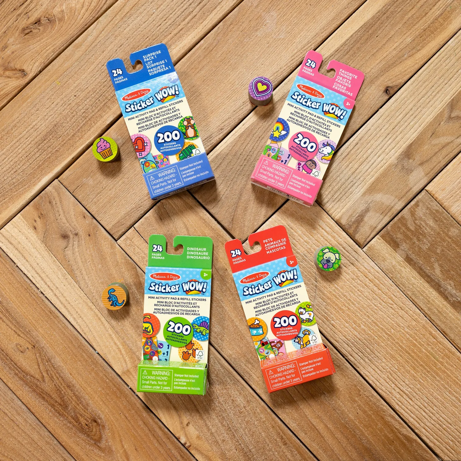 Melissa & Doug Sticker WOW Mini Activity Pad stickers 4-pack