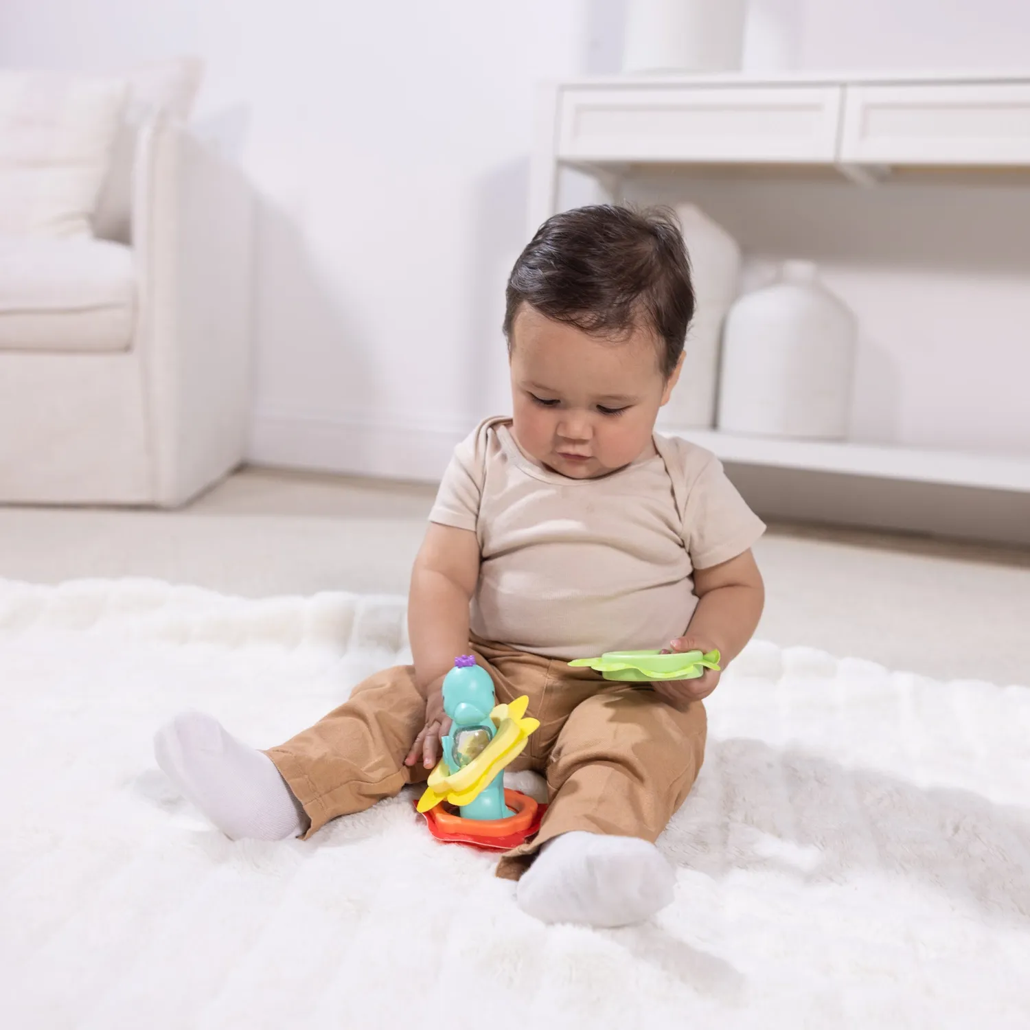 Melissa & Doug Ocean Waves Press zeepaardje stapelaar