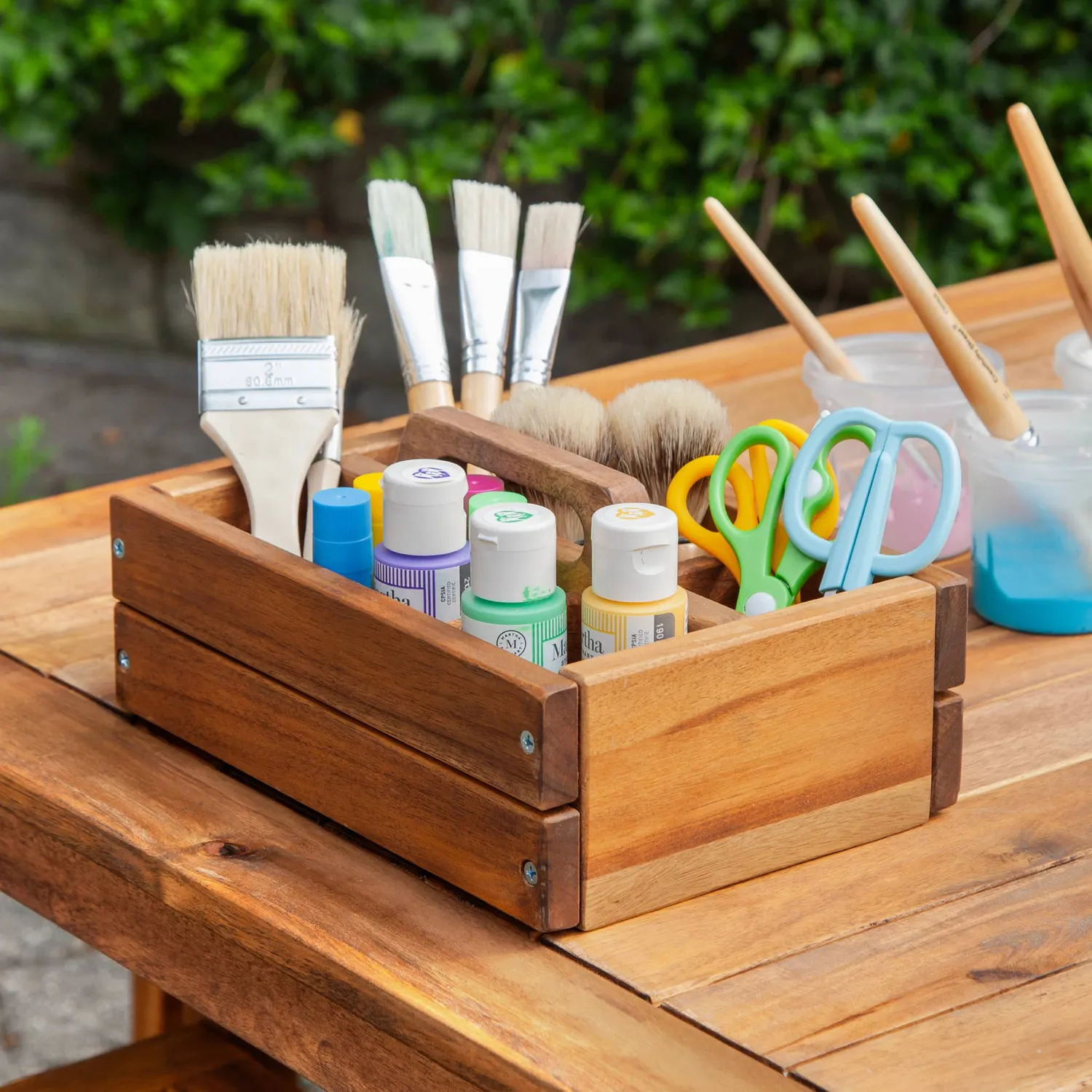 Guidecraft Martha Stewart Kids Outdoor knutseltafel set hout