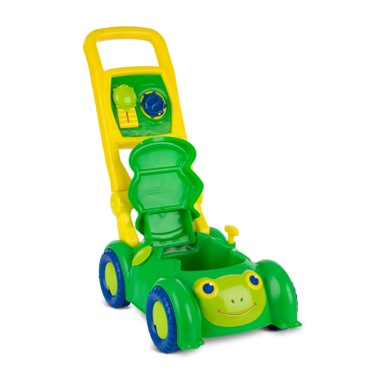 Melissa & Doug Snappy Turtle grasmaaier loopwagen schildpad