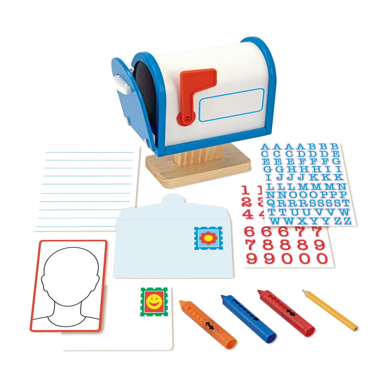 Melissa & Doug My Own Mailbox houten brievenbus speelgoed